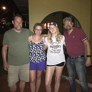 Operam Managed Solutions Director Simon Woodhouse with his family